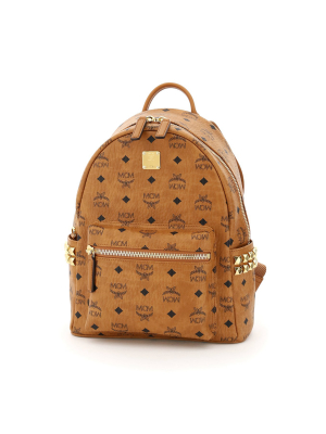 Mcm Stark Studded Backpack