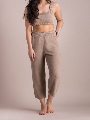 Cremini Pima Knit Pants