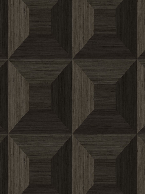 Squared Away Geometric Wallpaper In Sand Dollar From The More Textures Collection By Seabrook Wallcoverings