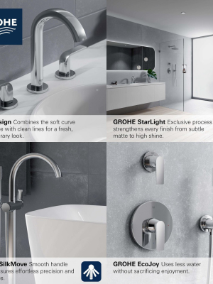 Grohe America, Inc. 29 301 Grohe 29 301 Defined Single Handle 3 Function Diverter Valve Trim - - Starlight Chrome