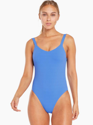 Leah One Piece Full Cut - Cornflower Blue Ecorib