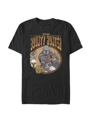 Men's Star Wars The Mandalorian Mando Bounty Hunter Fist T-shirt