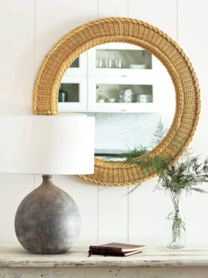 Regina Andrew Pierre Rattan Mirror