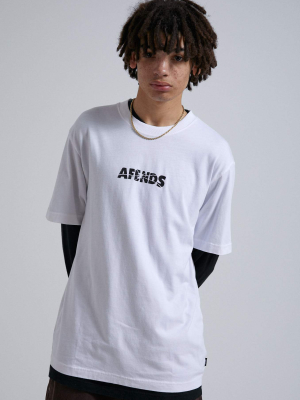 Afends Mens Noise - Retro Fit Tee - White