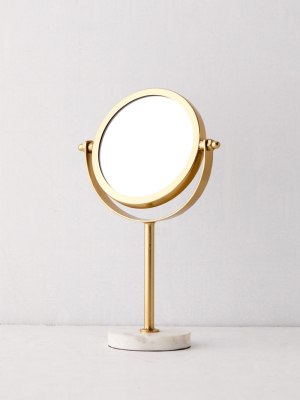 Marble Tabletop Vanity Mirror