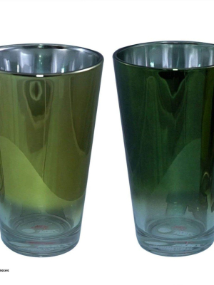 Just Funky The Legend Of Zelda Link 16oz Pint Glass Set Of 2