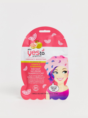 Yes To Grapefruit Brightening Instant No-rinse Shampoo Cap Single Use