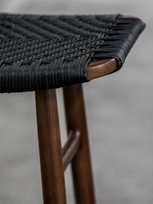 Freja Bar Stool - Paper Cord Seat