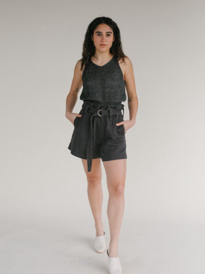 Rowie Jet Short In Vintage Black