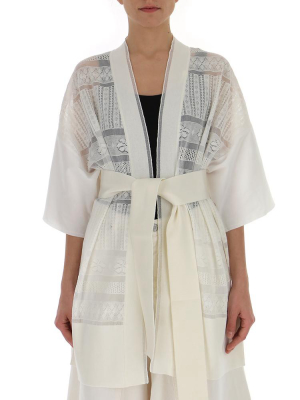 Ballantyne Crotchet Belted Kimono