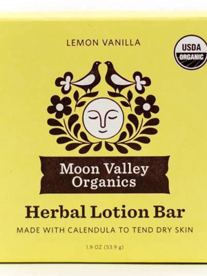 Lemon Vanilla Herbal Lotion Bar