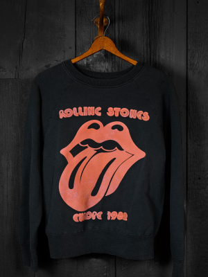 Rolling Stones Europe '82 Shrunken Sweatshirt