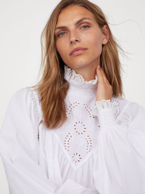 Embroidered-detail Tunic