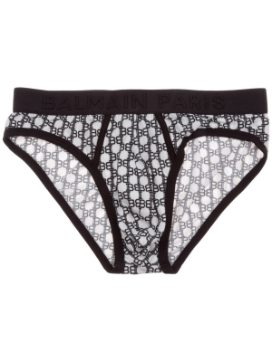 Balmain Logo Waistband Briefs