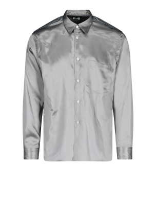 Comme Des Garçons Homme Plus Satin Long-sleeve Shirt