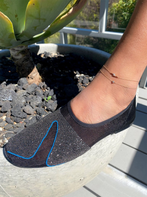 Pavé Lightning Bolt Anklet