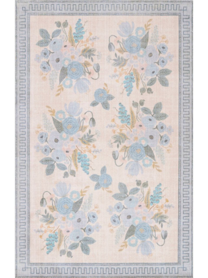 Loloi Rifle Paper Co. Jardin Rug - Marseille Ivory