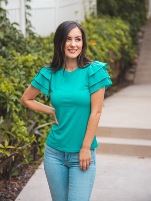 Rebekah Top - Teal