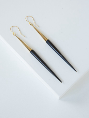 Soko Capped Quill Dangle Earrings