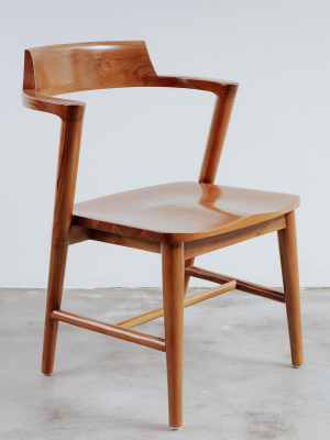 Teak Elbow Z Dining Chair