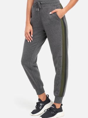 Bebe Sport Color Stripe Jogger