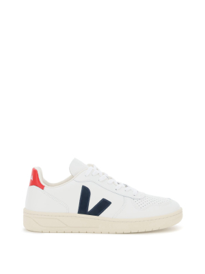 Veja V-10 Logo Patch Sneakers