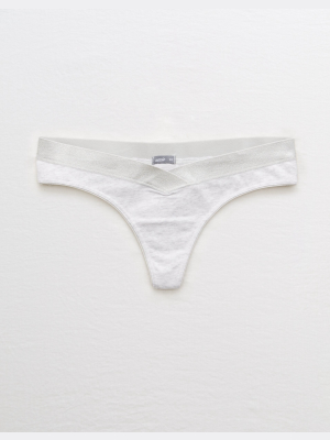 Aerie Cotton Thong Underwear