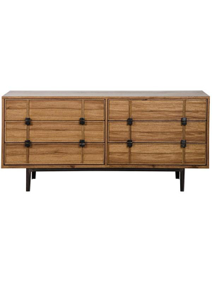 Bourgeois Sideboard In Walnut & Metal