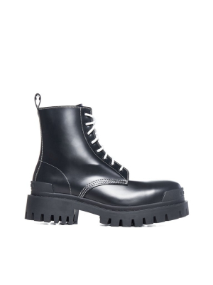 Balenciaga Strike Lace-up Boots