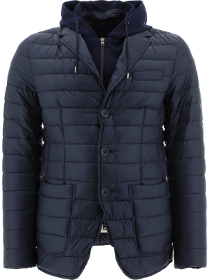 Herno Hooded Buttoned Down Jacket