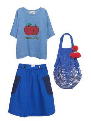 French Blue Pocket Skirt