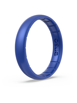 Birthstone Classic Thin Silicone Ring - Sapphire