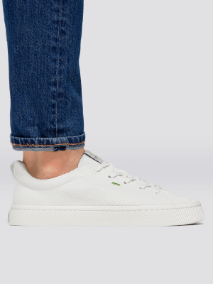 Ibi Low Off-white Knit Sneaker Men