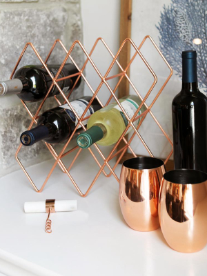 Copper Wine Rack