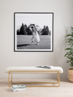 Golfing Hepburn By Getty Images