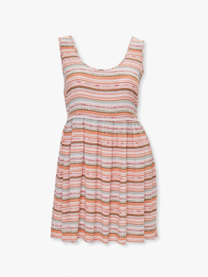 Plus Size Striped Tank Dress