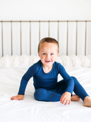 Sailor Blue Long Sleeve Pajamas