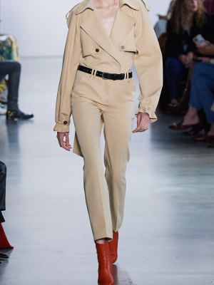 Fiona Cotton Trench Bodysuit