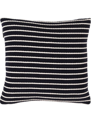 Porter Pillow Navy/white