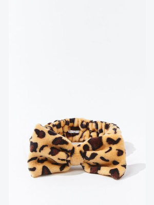 Leopard Print Bow Headwrap