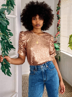 Sequin Tee