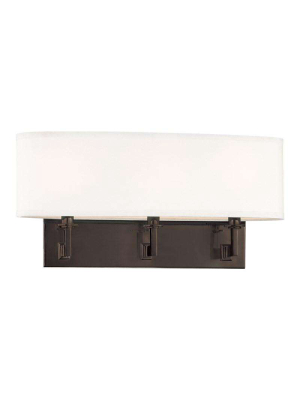 Grayson 3 Light Wall Sconce Old Bronze