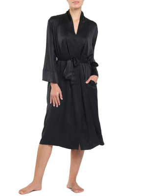 Audrey Silk Long Robe