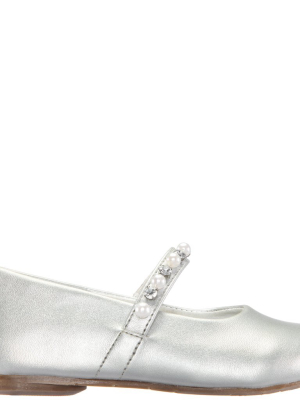 Nataly-toddler-silver Soft Nappa