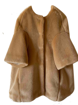 Fur Cocoon Coat