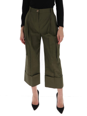 Alexander Mcqueen Cropped Cargo Pants