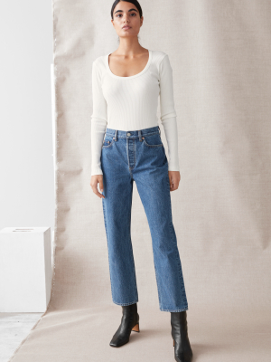 Keeper Cut Cropped Jeans