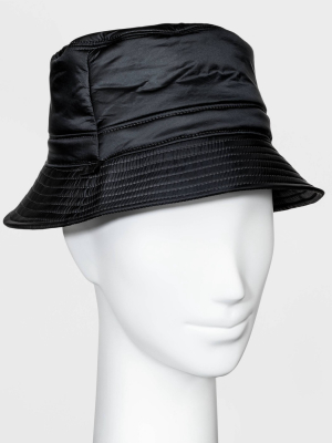 Women's Winter Bucket Hat - All In Motion™ Black One Size