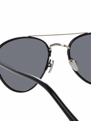Linda Farrow Brodie C4 Aviator Sunglasses