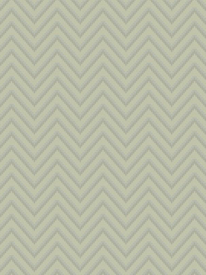 Bellona Textured Chevron Wallpaper In Pale Green And Pearl By Bd Wall